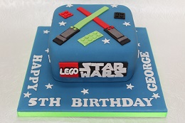 lego starwars birthday cake